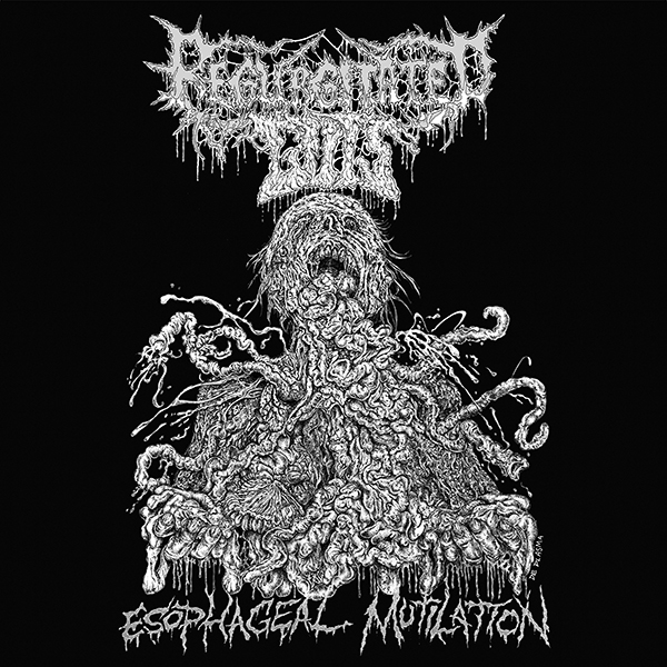 Regurgitated Guts - Esophageal Mutilation 7" (black vinyl) - Click Image to Close